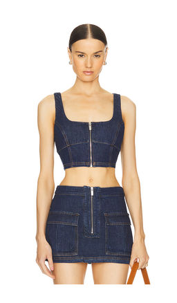Amanda Uprichard - Violet Crop Top