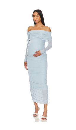 BUMPSUIT - Off The Shoulder Mesh Dress