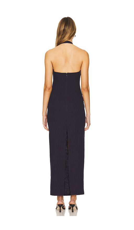 lioness 1999 maxi dress Women's XS Navy Solid Halter Neck Sleeveless Back Zip fem cut out dresses and rompers youll never want to take off. Buy LIONESS 1999 Maxi Dress