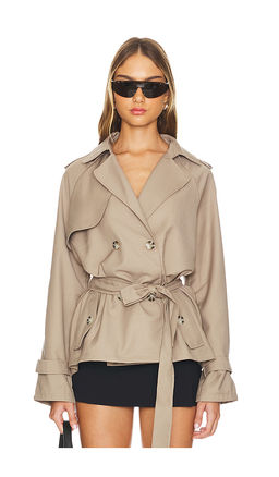 LIONESS - Cropped Trencherous Coat