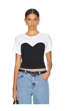 Michael Lauren - Kinsley Contrast Sweetheart Tee
