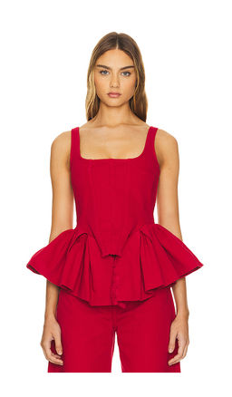 Marques ' Almeida - Corset With Pleated Hip Panels