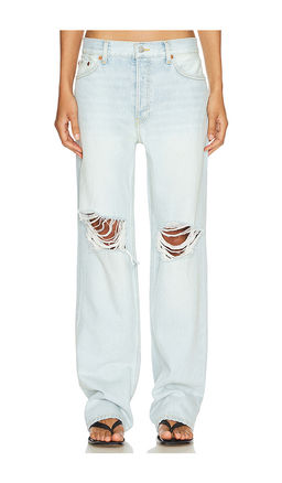 RE DONE - Loose Long Wide Leg Leg