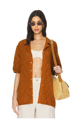 WAO - Open Knit Camp Shirt
