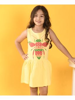 ANTHRILO - Bee Dress Yellow