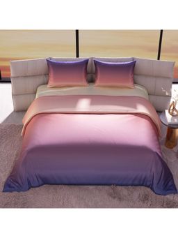 Stoa Paris - Skies Of Paris Sunset Kiss 300 Tc Satin Printed King Bed In Bag Set