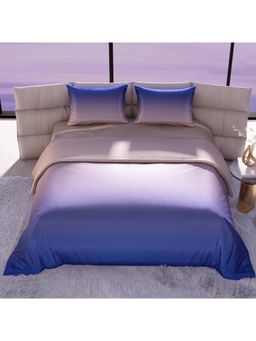 Stoa Paris - Skies Of Paris Evening Glow 300 Tc Satin Printed King Bed In Bag Set