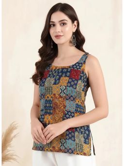 Gahan - Women Stylish Cotton Blend Printed Tunic - Multi-Color