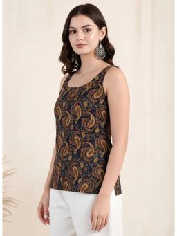 Gahan - Women Stylish Cotton Blend Printed Tunic - Blue