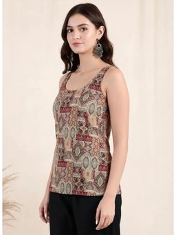 Gahan - Women Stylish Cotton Blend Printed Tunic - Multi-Color