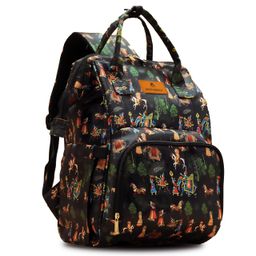 Motherly - Black Elegant Diaper Bag for Mothers for Travel (0-6 Months)