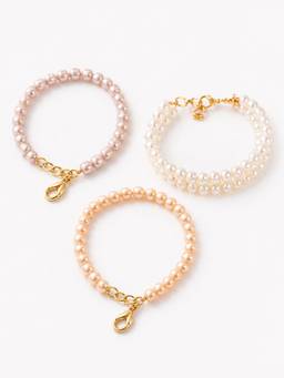 AIRO JEWELRY - Multi Colour Stack Bracelet (Pack of 3)