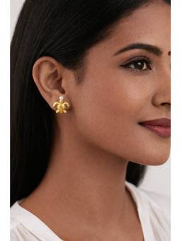 AIRO JEWELRY - Gold Turtle Tide Earrings
