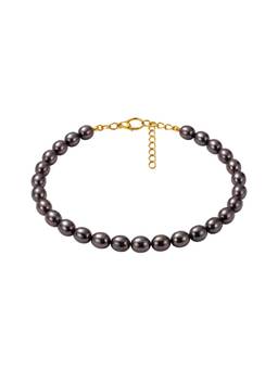 AIRO JEWELRY - Brown Espresso Oval Pearl Bracelet