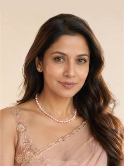 AIRO JEWELRY - Pink Deep Cherry Blossom Pearl Necklace