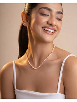 AIRO JEWELRY - Pink Sunset Pearl Necklace