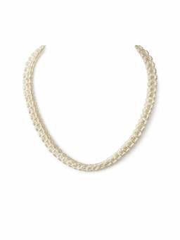 AIRO JEWELRY - Weave White Pearl Necklace