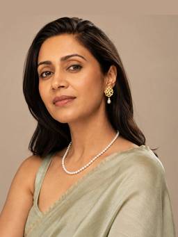 AIRO JEWELRY - White Moonlight Necklace With Earrings