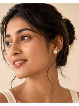 AIRO JEWELRY - Pearl Studs Bundle Earrings (Pack of 3)
