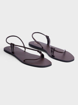 Twenty Dresses by Nykaa Fashion - Brown Square Toe Slick Everyday Slingback Women's Sandals