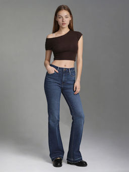 Flying Machine - High Rise Flared Fit Jeans