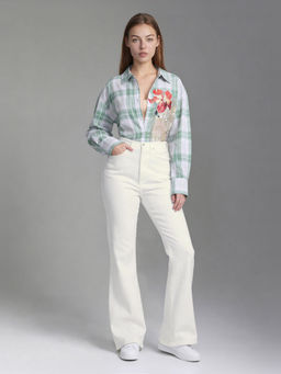 Flying Machine - High Rise Flared Fit Jeans