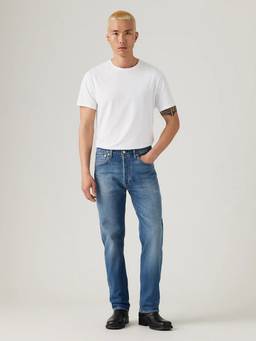 Levi's - Men 501 Medium Blue Original Jeans