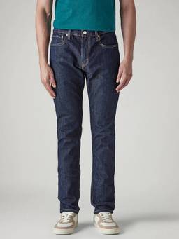 Levi's - Men Navy Blue Solid/Plain Jeans