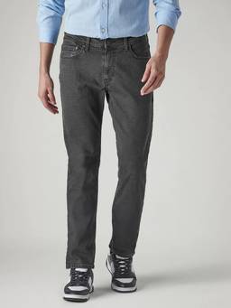 Levi's - Men Charcoal Solid/Plain Jeans