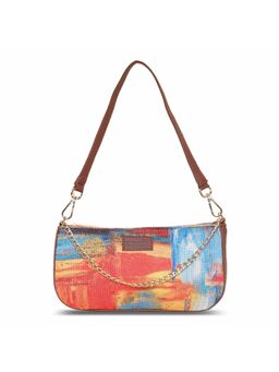 Zouk - Abstract Amaze Baguette Bag Multicolor