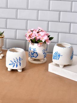 Tayhaa - Blue Printed Planter