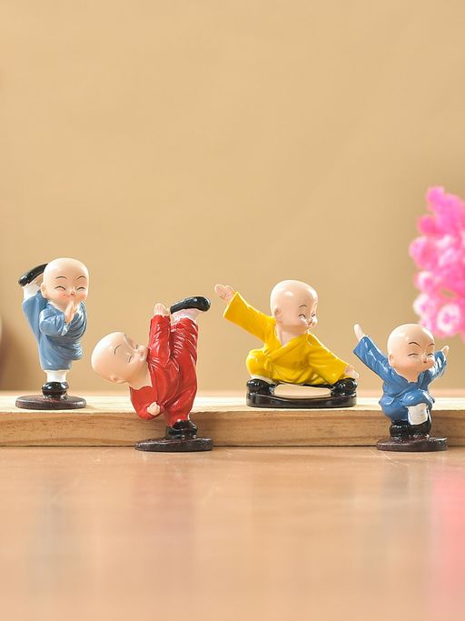 Tayhaa Martial Arts Miniature Monk Buddha Figurines