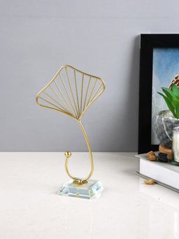 Tayhaa - Rose Gold Ginkgo Table Figurine