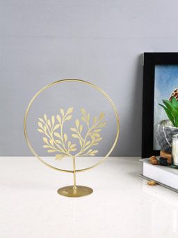 Tayhaa - Golden Circle Foliage Frame Figurine