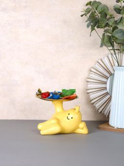 Tayhaa - Playful Smiley Resin Holder Figurine
