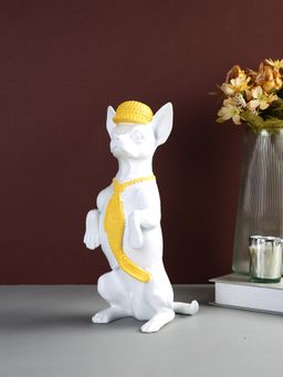 Tayhaa - Classy White Dog Figurine