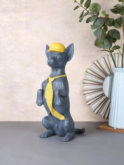 Tayhaa - Chic Gray Dog Figurine
