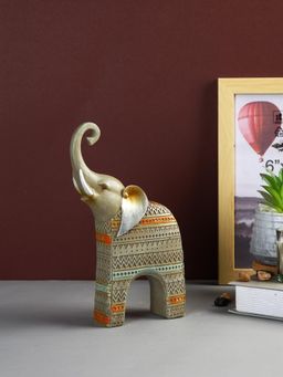 Tayhaa - Boho Elephant Figurine with Tribal Patterns