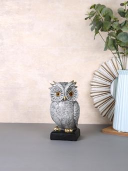 Tayhaa - Engraved Owl Resin Figurine