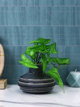 Tayhaa - Green Burmese Designed Ceramic Vase