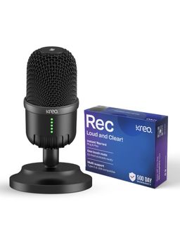 Kreo - Rec Premium Condenser Microphone with Desk Stand