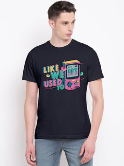 THREADCURRY - Nostalgic 90s Creative Graphic Printed T-shirt For Men