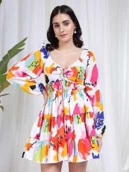 Tandul - Women Multicolor Fit and Flare Dress