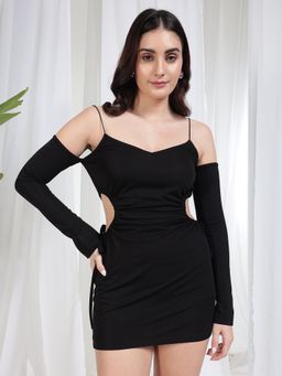 Tandul - Women Bodycon Black Dress