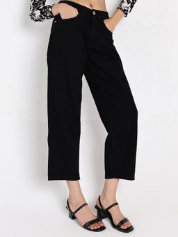 SHOWOFF - Women Black Relaxed Fit Jeans