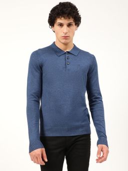Bruun & Stengade - LINDBERGH Men Blue Solid Sweater