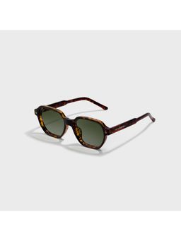 SAM AND MARSHALL - Unisex Propionate Green Lens Wayfarer Sunglasses