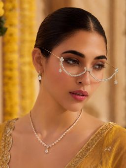 Haute Sauce - Women Propionate Silver Cat-Eye Eyewear Frame (42)