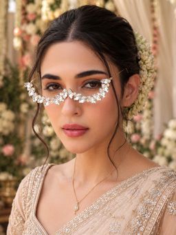 Haute Sauce - Women Propionate Silver Cat-Eye Eyewear Frame (42)