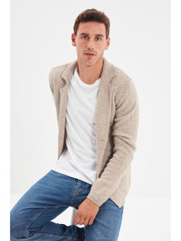 Trendyol - Man Beige Sweater